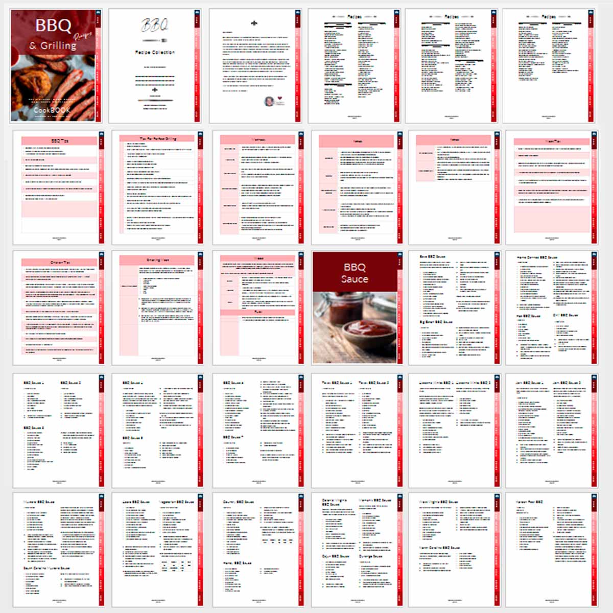 BBQ & Grilling Recipe Book - deb schlier studio