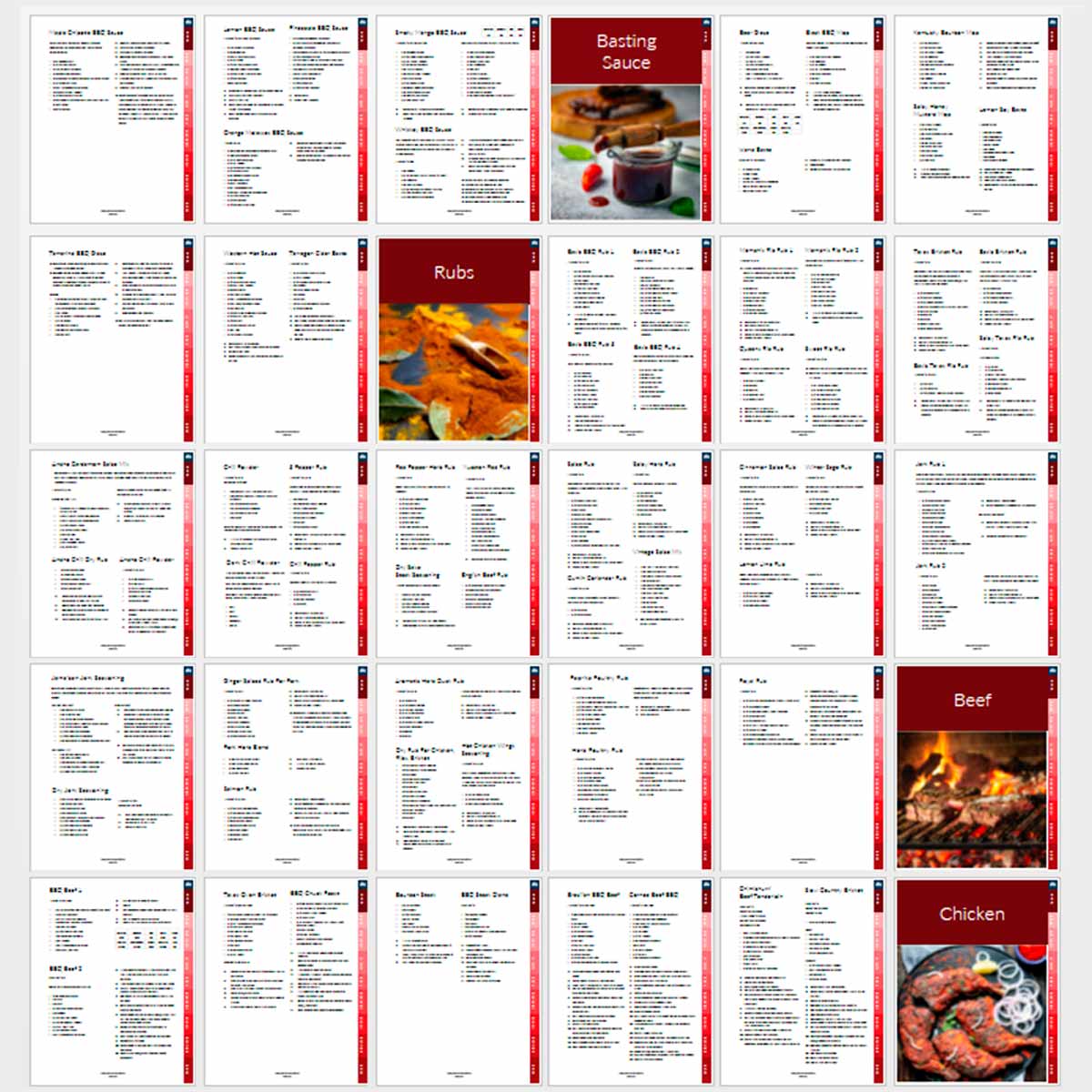 BBQ & Grilling Recipe Book - deb schlier studio