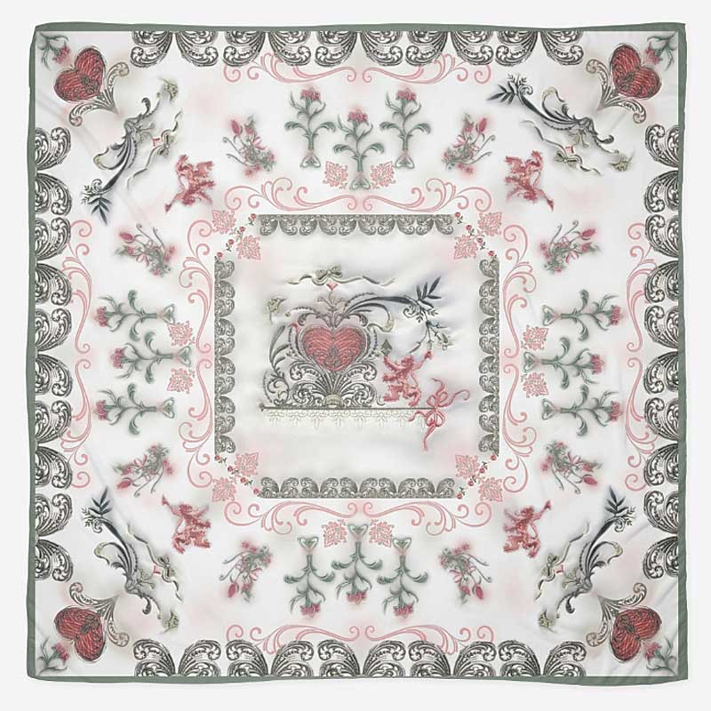 English Garden Large Sheer Chiffon Scarf - deb schlier studio