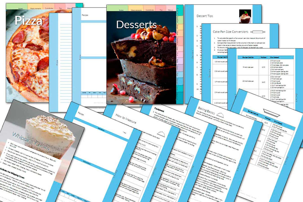 Culinary Classroom Recipe Scrapbook - deb schlier studio