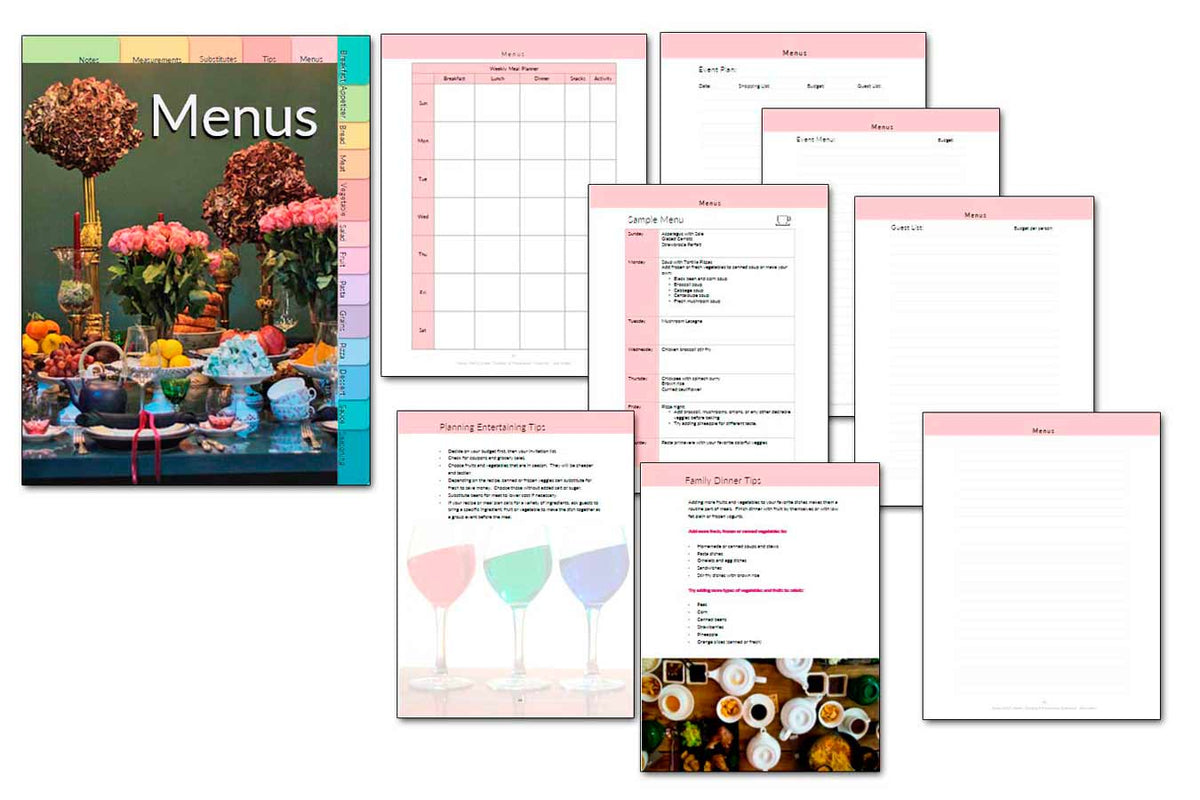 Culinary Classroom Recipe Scrapbook - deb schlier studio