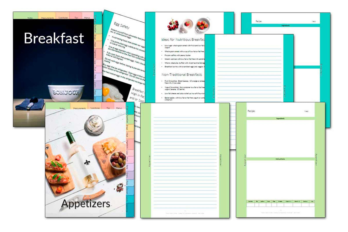 Culinary Classroom Recipe Scrapbook - deb schlier studio