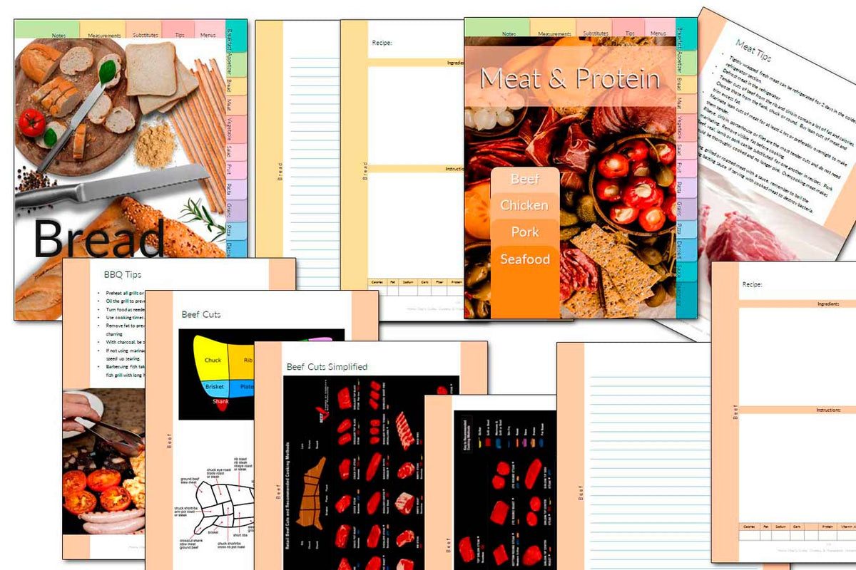 Culinary Classroom Recipe Scrapbook - deb schlier studio