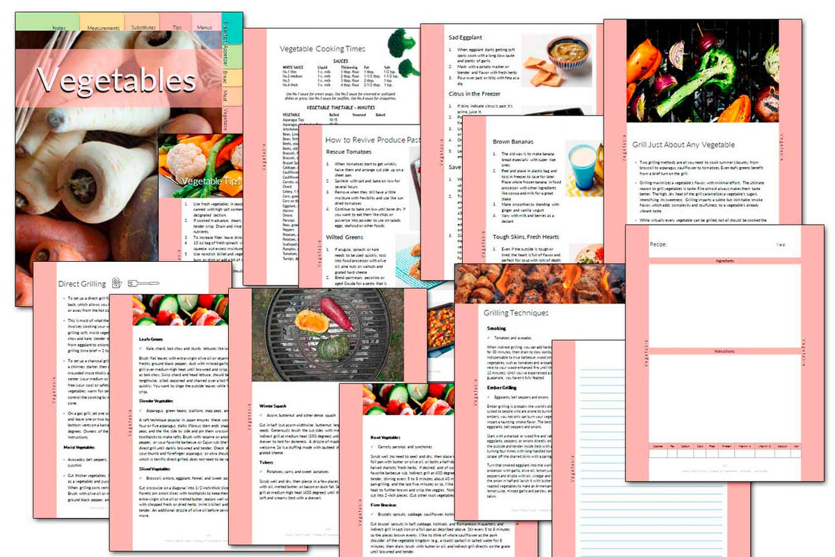 Culinary Classroom Recipe Scrapbook - deb schlier studio
