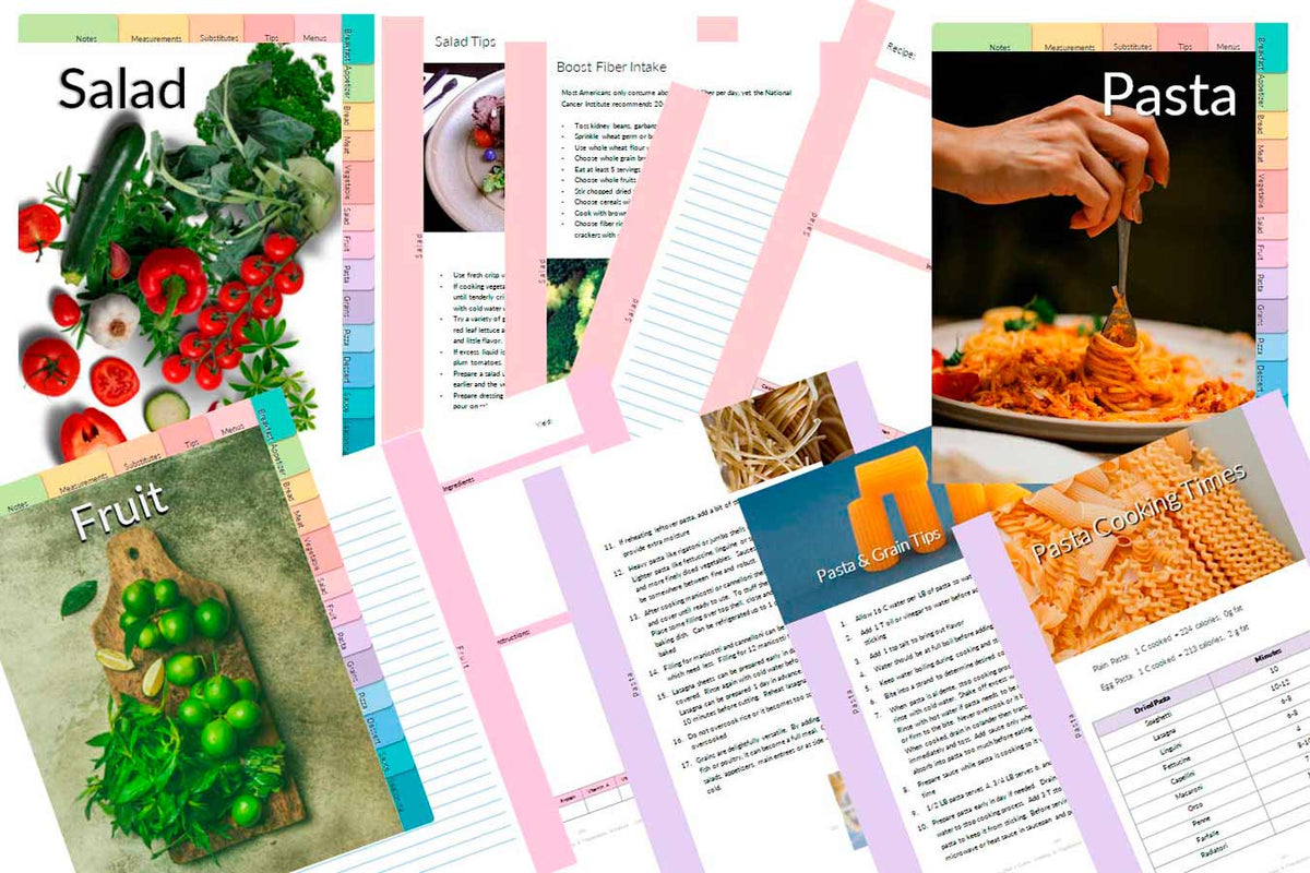 Culinary Classroom Recipe Scrapbook - deb schlier studio