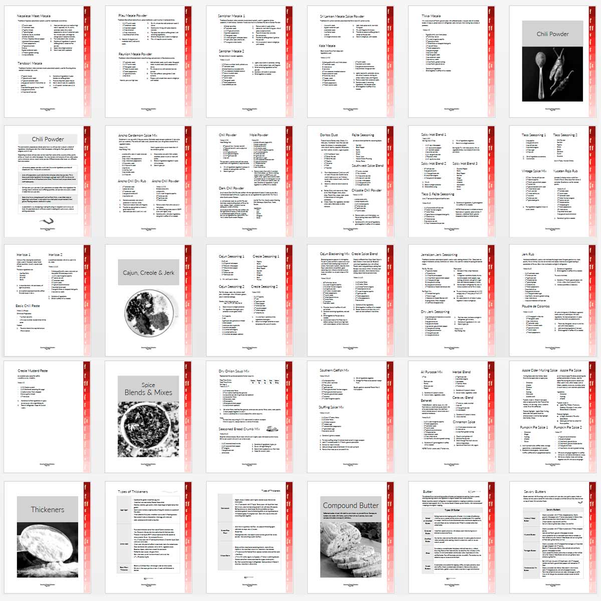 Seasonings Handbook of Herbs & Spices - deb schlier studio