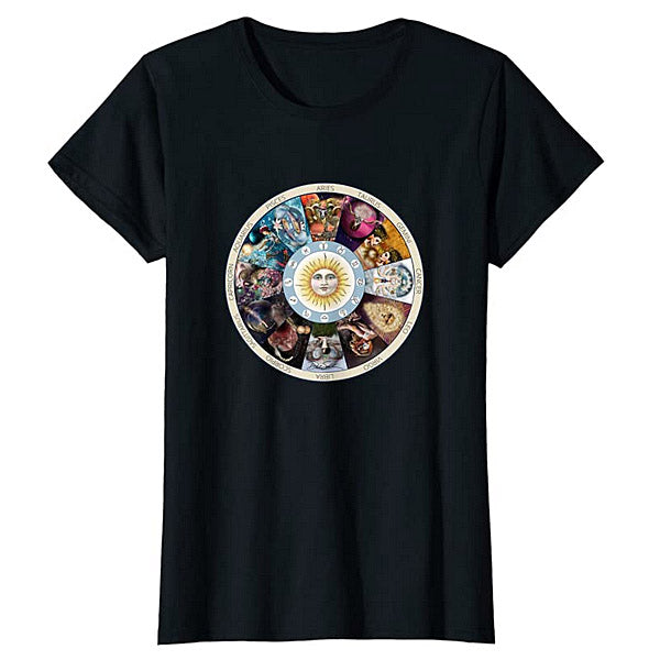 Astrology Sun Signs Zodiac T-Shirt - deb schlier studio