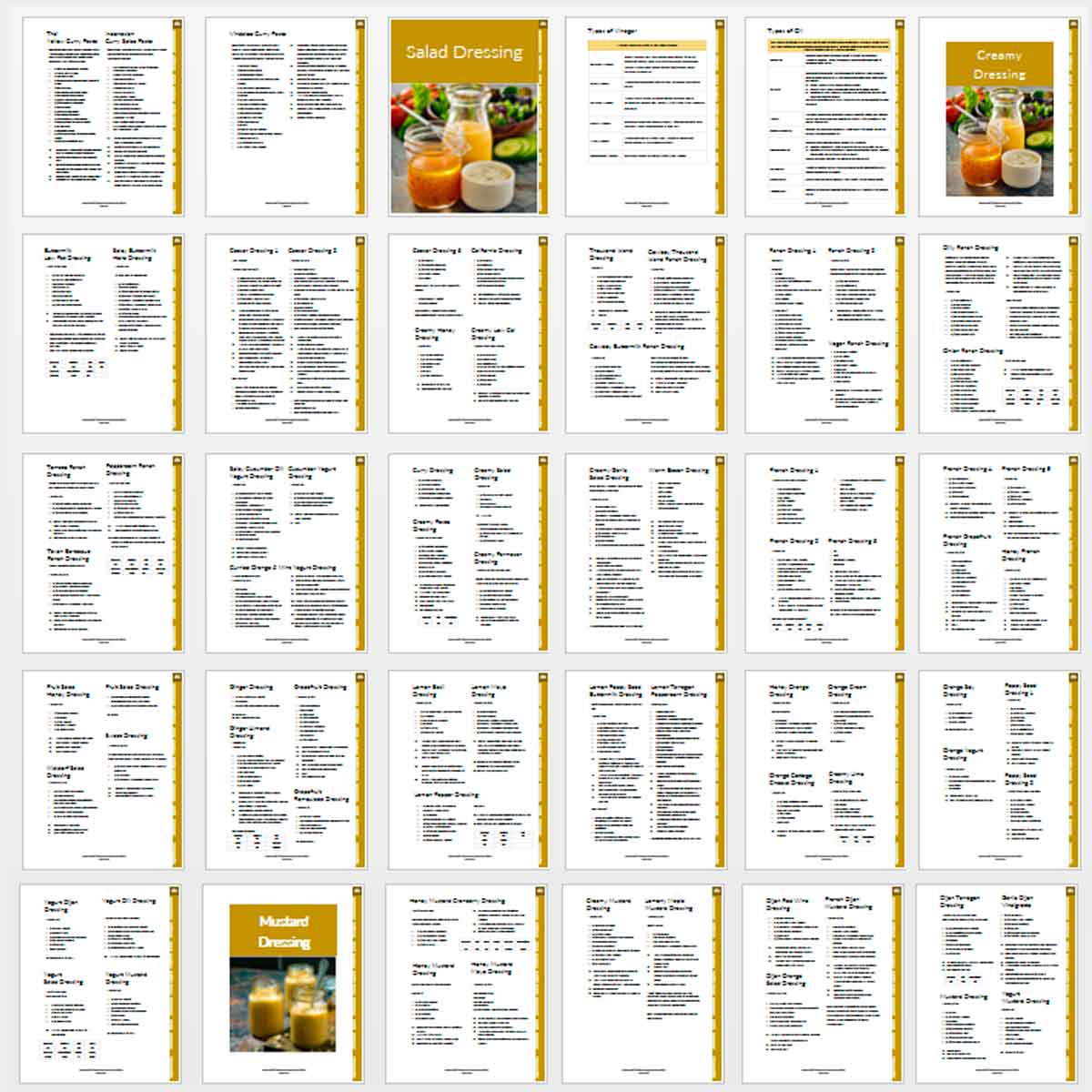 Condiments & Dressings Recipe Book