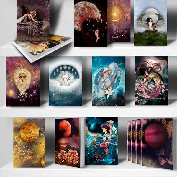 Cosmic Digital 12 Notebook Bundle - deb schlier studio