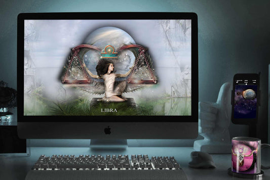 Libra Wallpaper - deb schlier studio