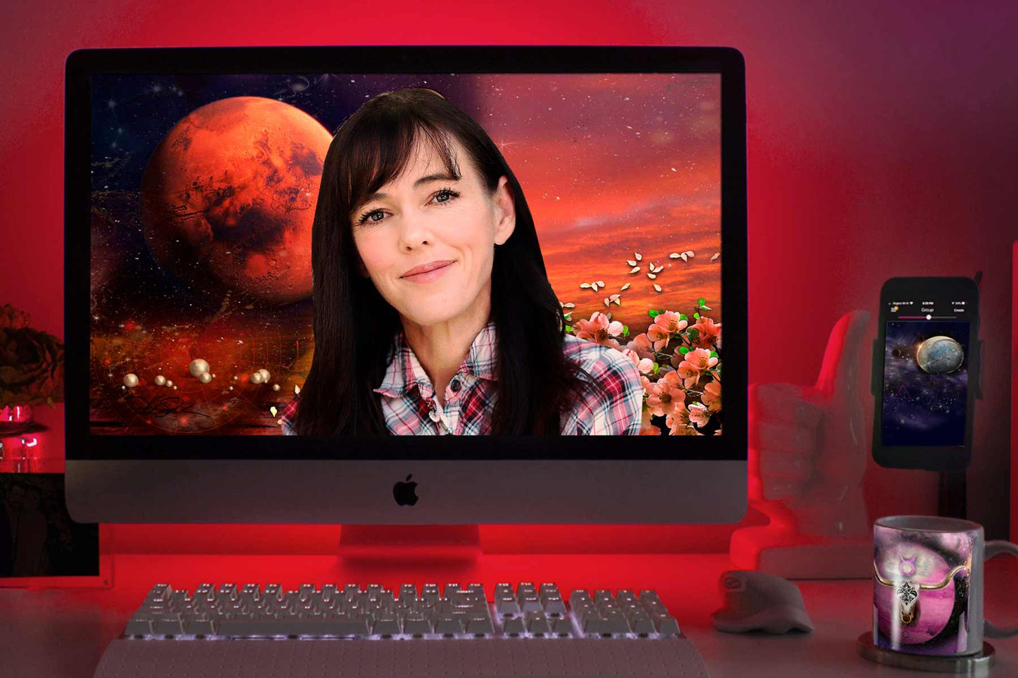 Mars Cosmic Wallpaper - deb schlier studio