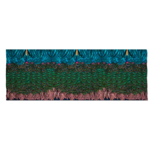 Peacock's Parade Long Scarf - deb schlier studio