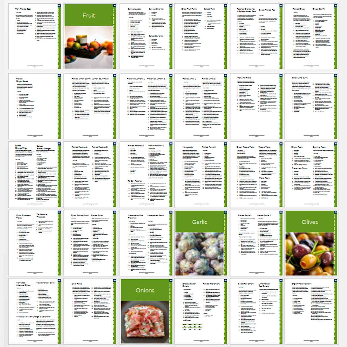Pickles Recipe Book