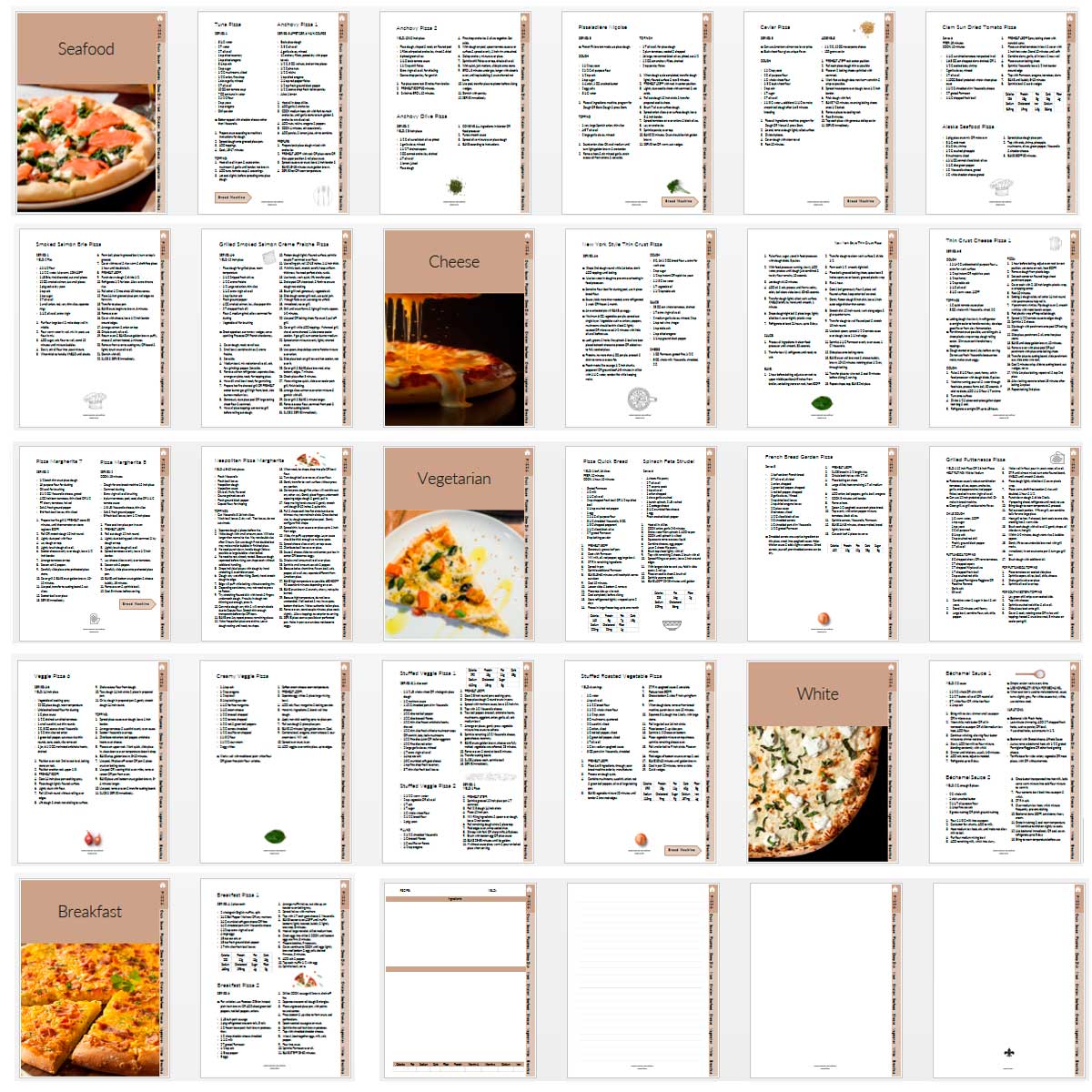 Pizza Recipe Book