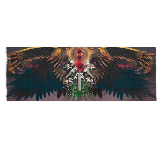 Quoth the Raven Long Scarf - deb schlier studio