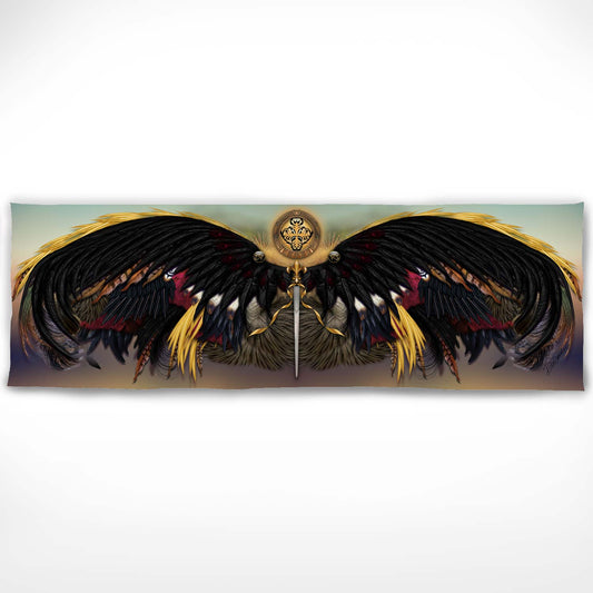 Raven Wings Long Scarf - deb schlier studio
