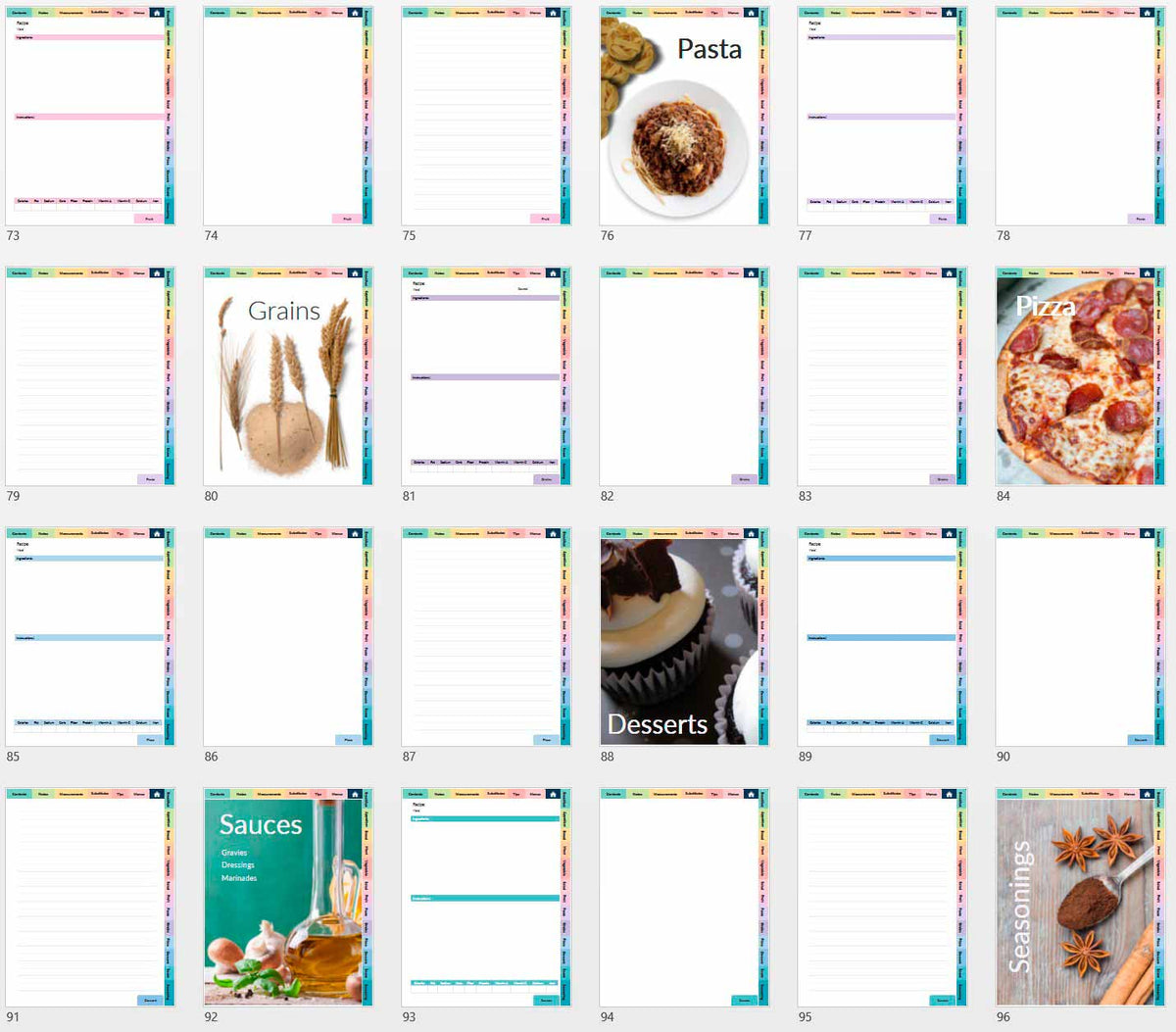 Home Chef’s Journal & Template Bundle - deb schlier studio