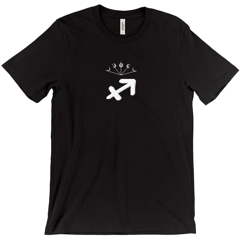 Sagittarius Zodiac Astrology T-Shirt - deb schlier studio