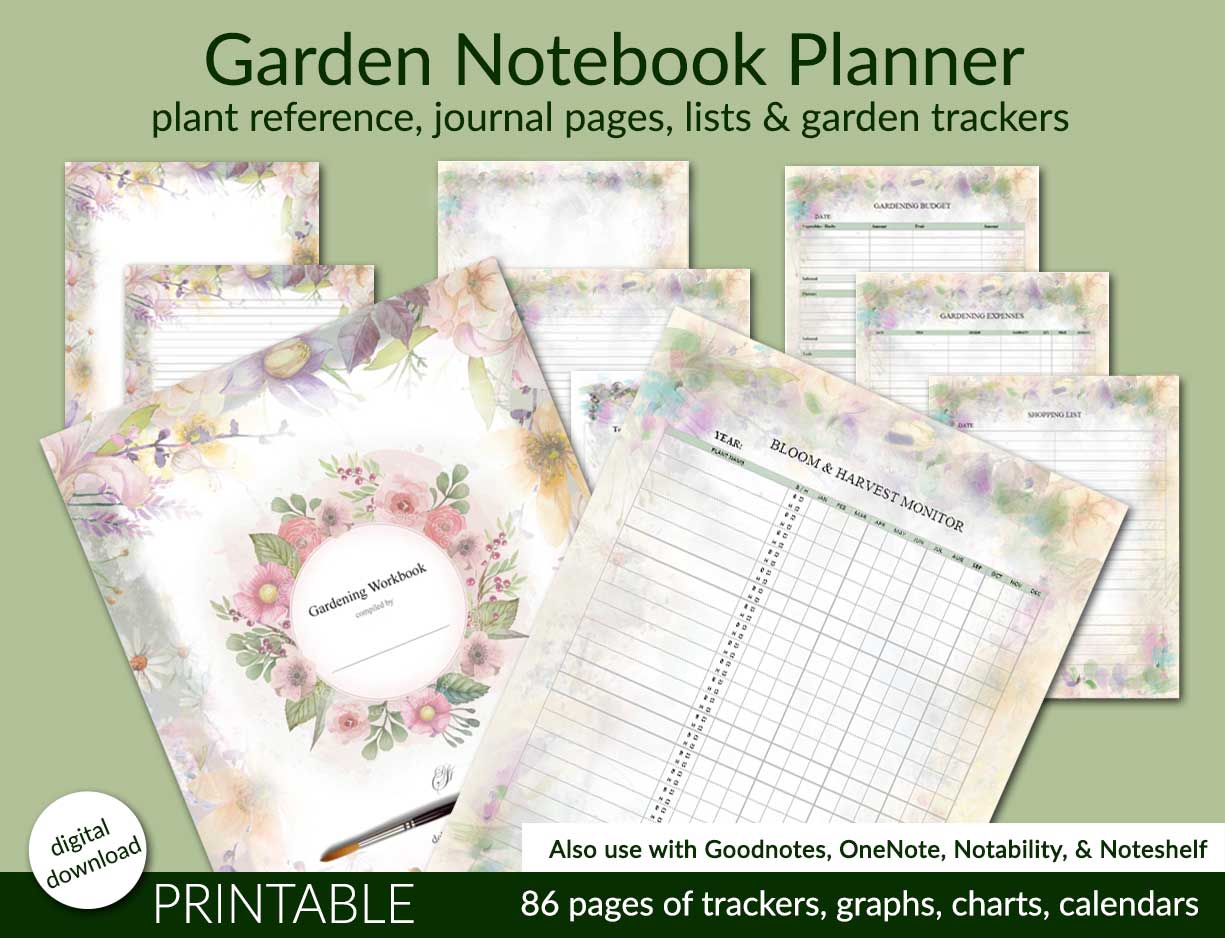 Gardener’s Log Printable Templates - deb schlier studio