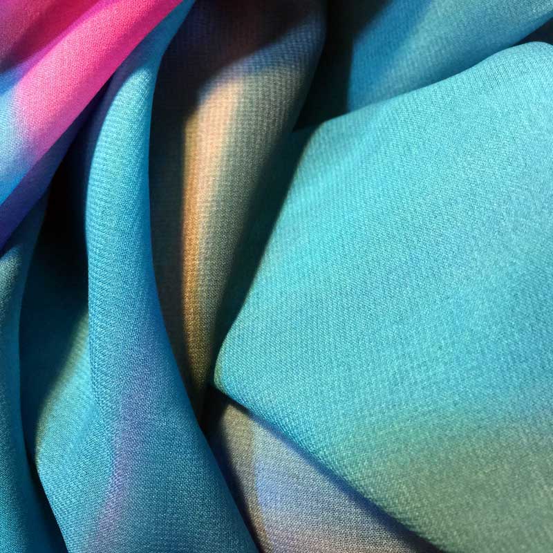 Ocean Waves Extra Large Sheer Chiffon Scarf - deb schlier studio