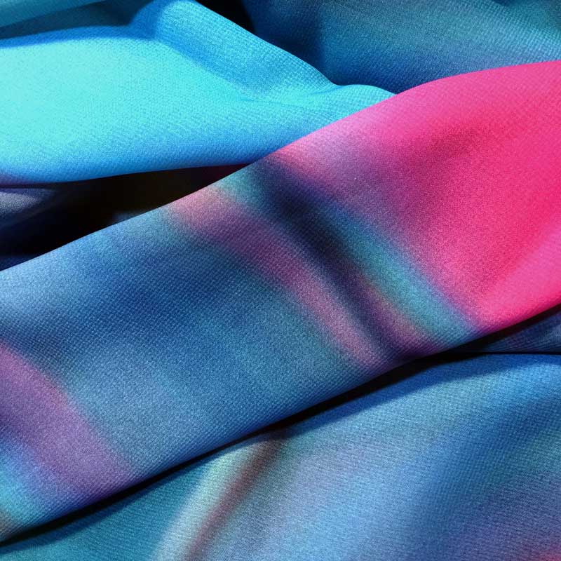 Ocean Waves Extra Large Sheer Chiffon Scarf - deb schlier studio