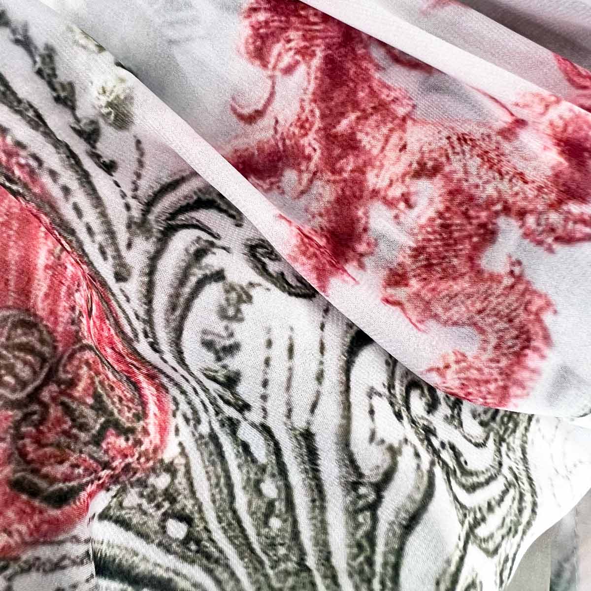 English Garden Large Sheer Chiffon Scarf