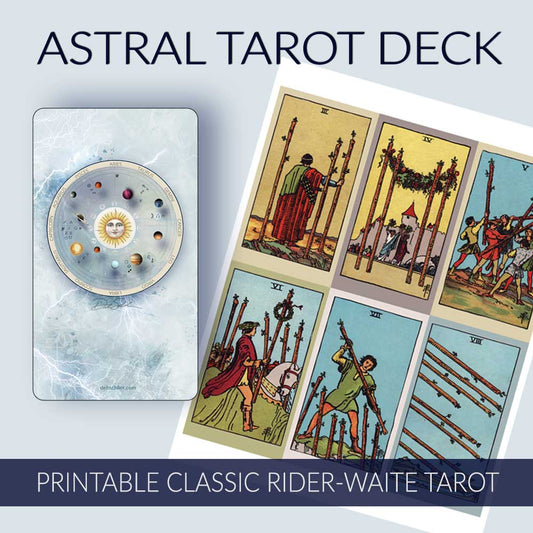 Astral Printable Tarot Deck