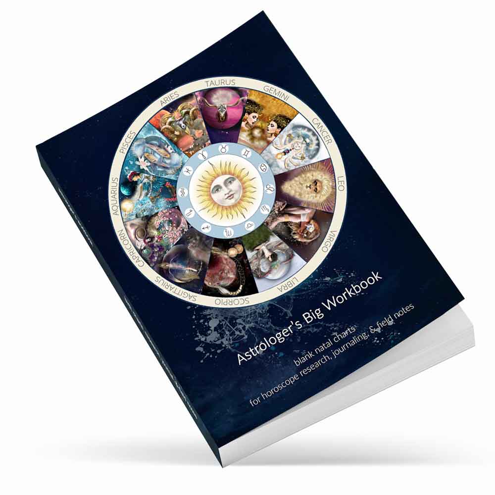 Astrologer’s BIG Workbook Printable Notebook – deb schlier studio