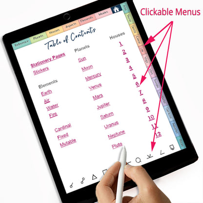 Astrologer’s Workbook Digital Notebook