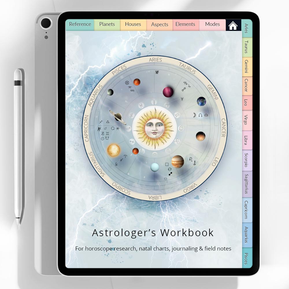 Astrologer’s Workbook Digital Notebook