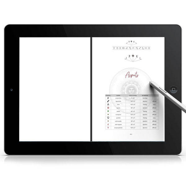 Astrologer’s BIG Workbook Printable Notebook