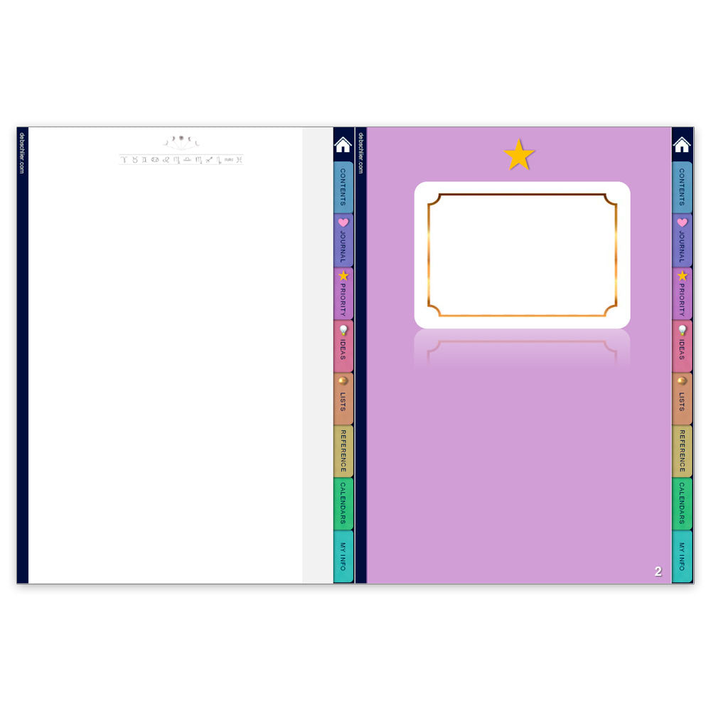 Aquarius Digital Notebook - deb schlier studio