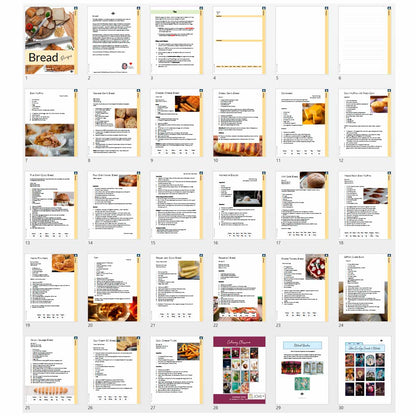 Bread Recipes: Printable Book 4