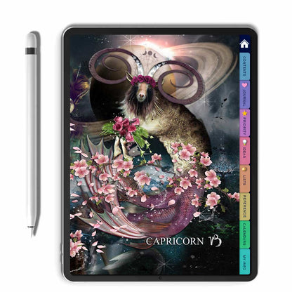 Capricorn Digital Notebook - deb schlier studio