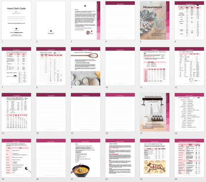 Home Chef’s Guide: Printable Book 1