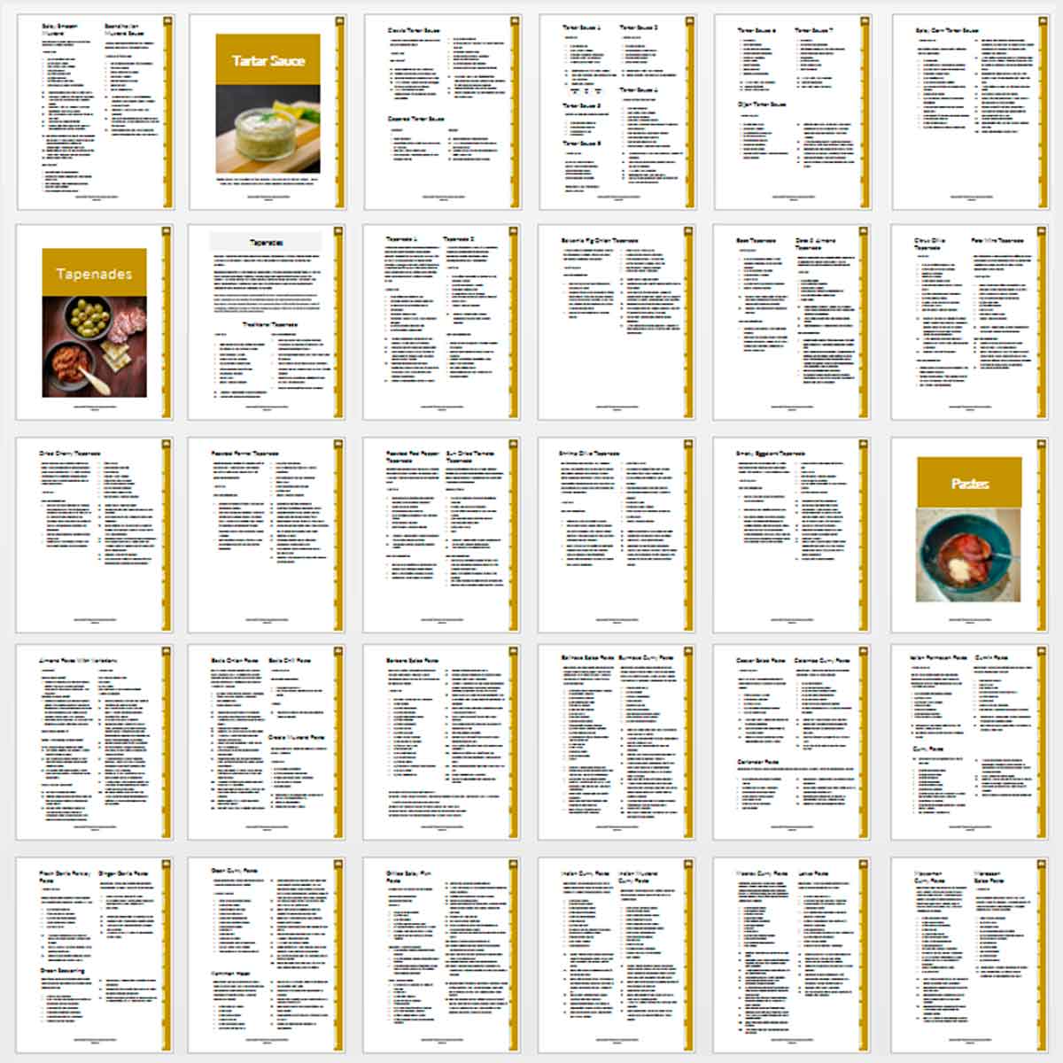 Condiments & Dressings Recipe Book