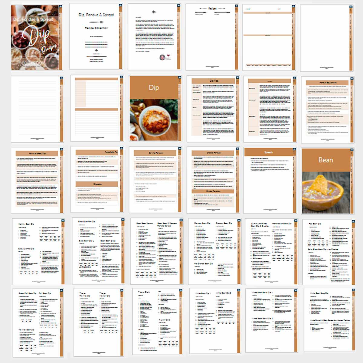 Dip & Fondue Recipe Book