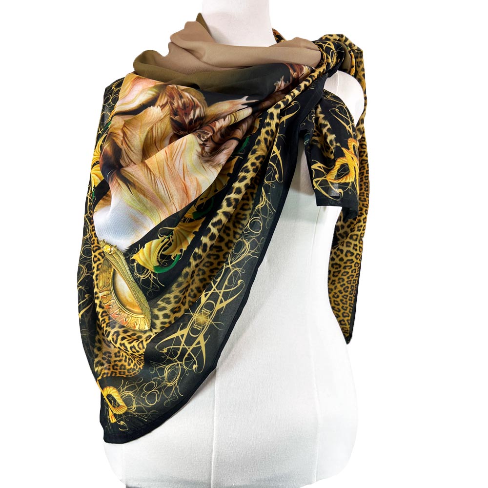 Egyptian Dream Catcher Oversized Chiffon Scarf - deb schlier studio