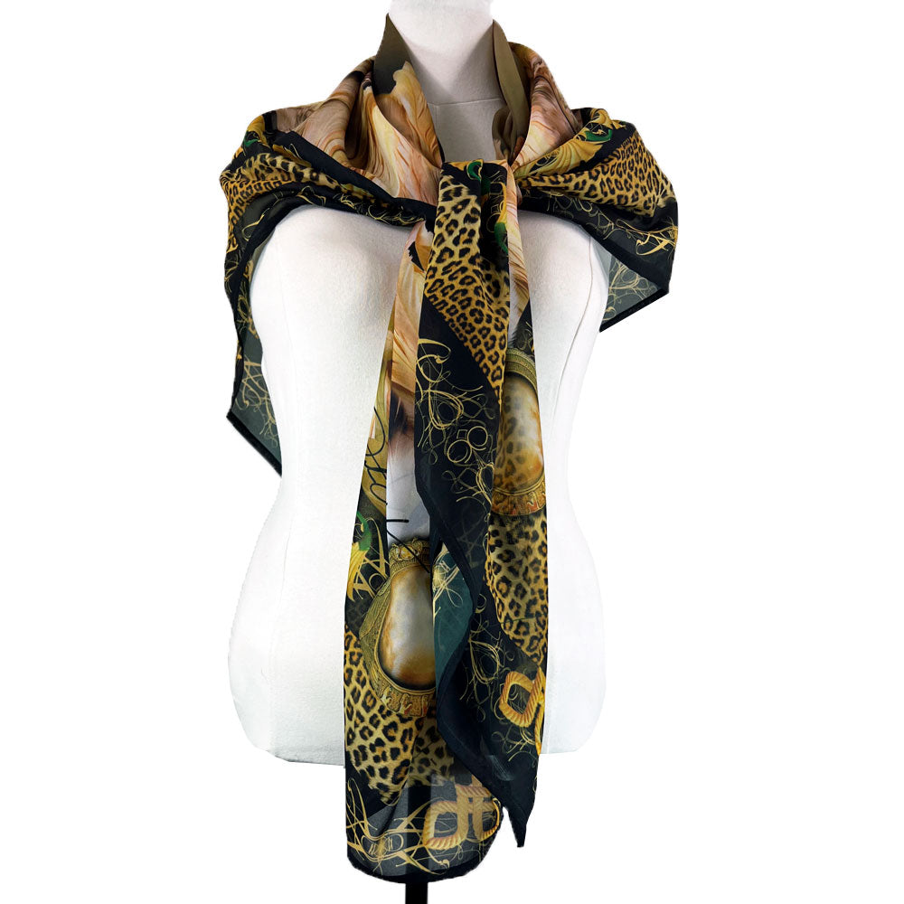 Egyptian Dream Catcher Oversized Chiffon Scarf - deb schlier studio