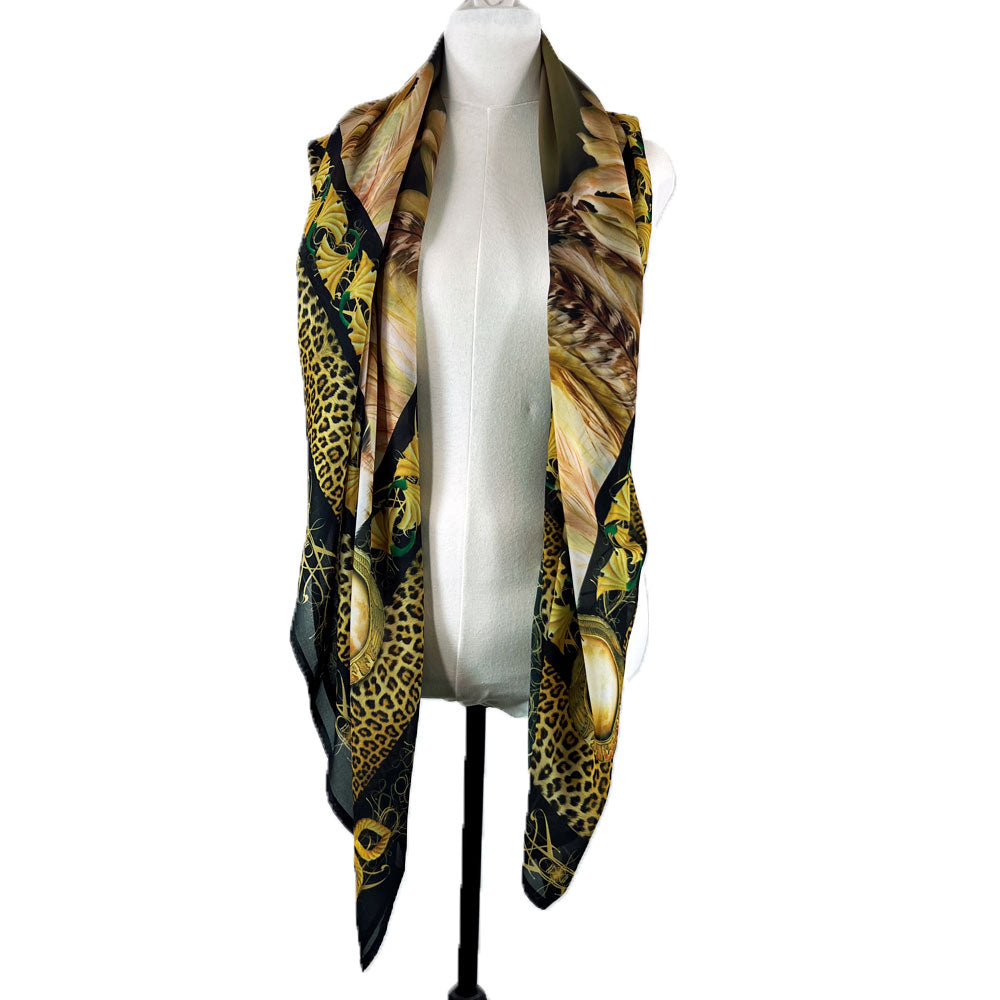 Egyptian Dream Catcher Oversized Chiffon Scarf - deb schlier studio