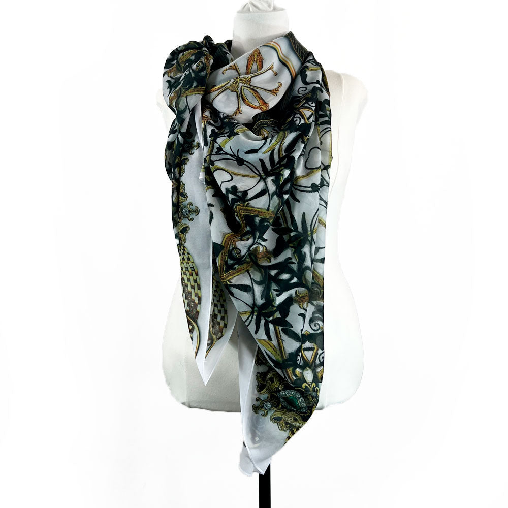 Ivy Jewels Oversized Chiffon Scarf - deb schlier studio