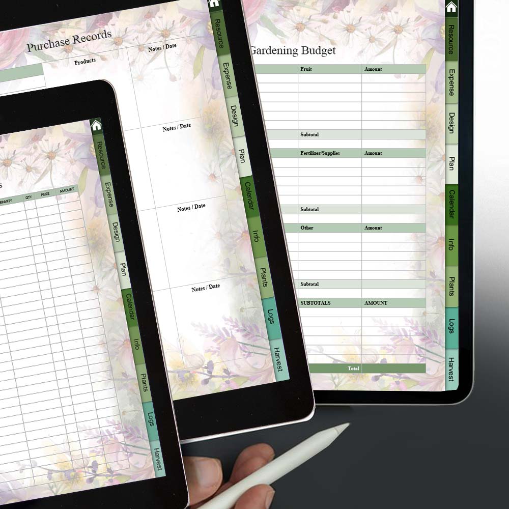 Gardener’s Companion Digital Planner & Journal - deb schlier studio