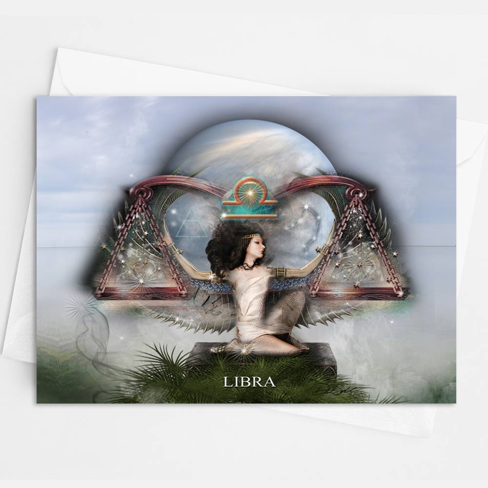 Libra Note Cards