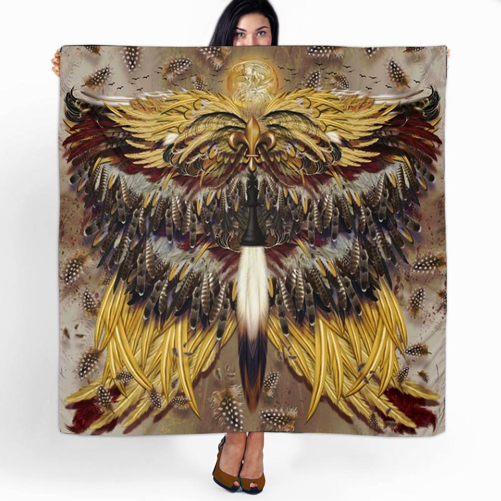 Phoenix Wings Square Chiffon Scarf - deb schlier studio