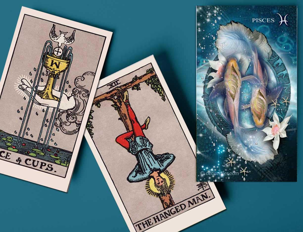 Pisces Tarot Deck, Printable