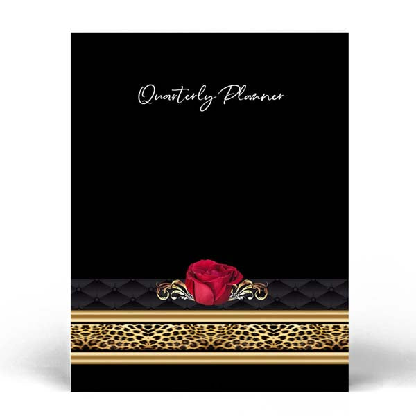 Classic Rose Quarterly Planner & Undated Digital Daybook - deb schlier studio