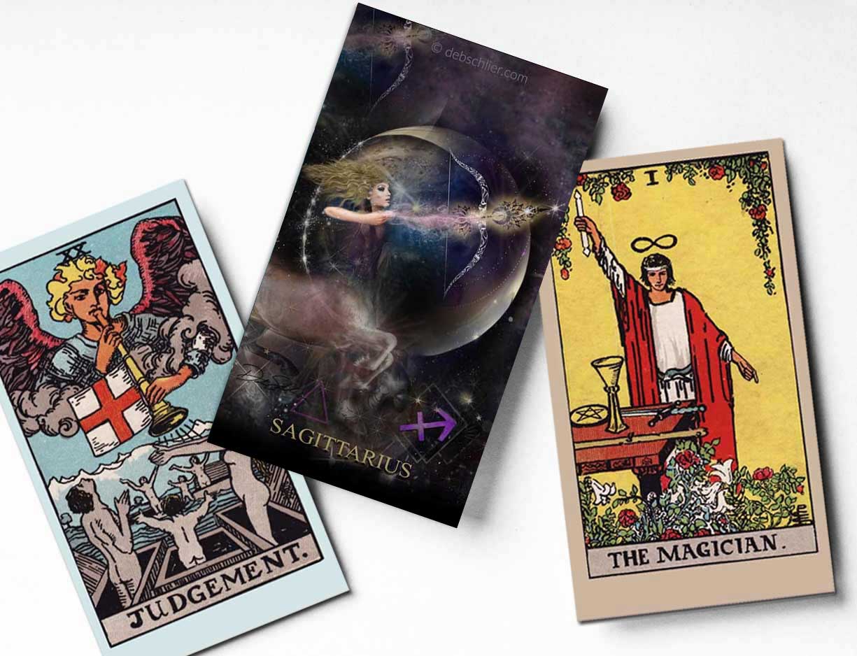 Sagittarius Tarot Deck, Printable