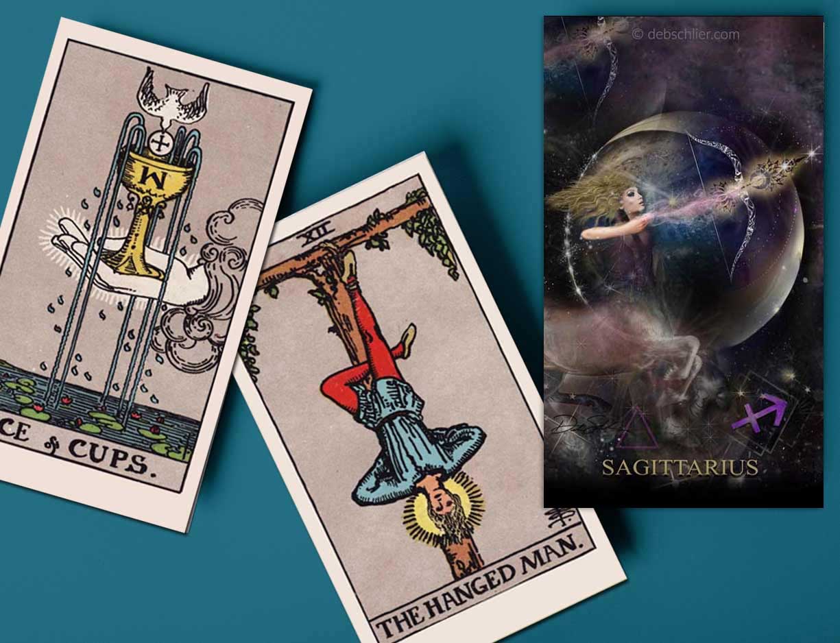 Sagittarius Tarot Deck, Printable