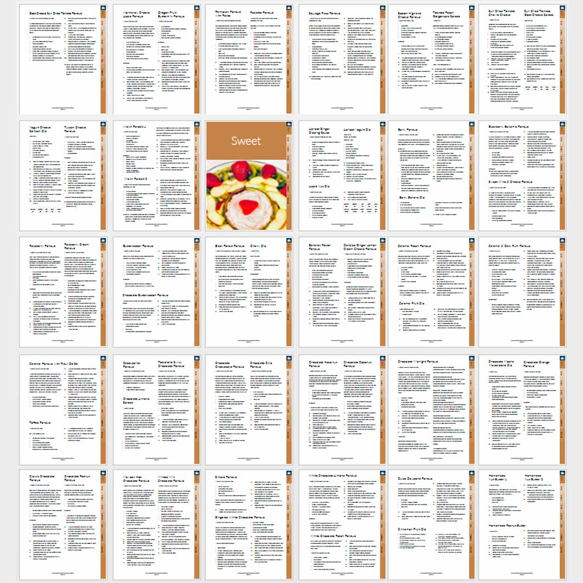 Dip & Fondue Recipe Book