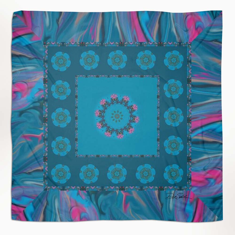 Sand Dollars Extra Large Chiffon Scarf